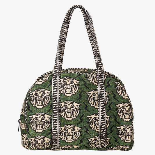 Lightning Tiger ジャカード ボストンバッグ Olive / BBB-2169-26ss-c2