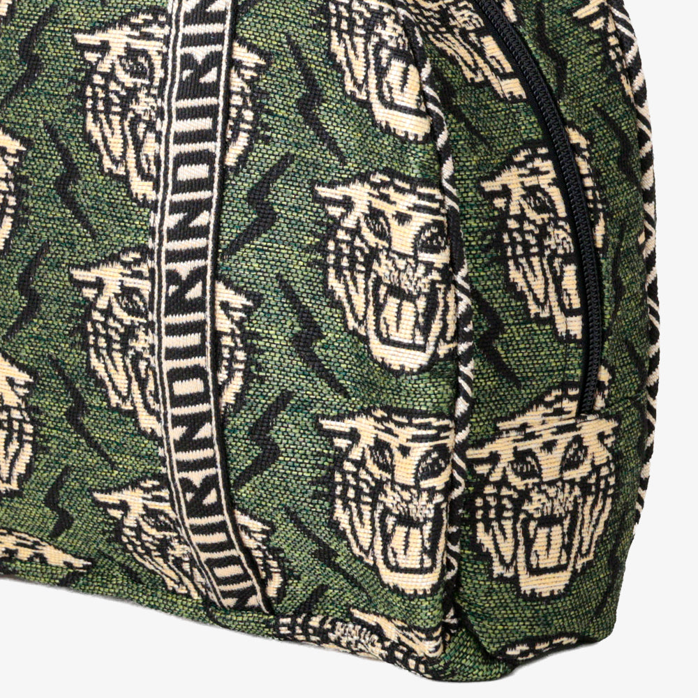 Lightning Tiger ジャカード ボストンバッグ Olive / BBB-2169-26ss-c2