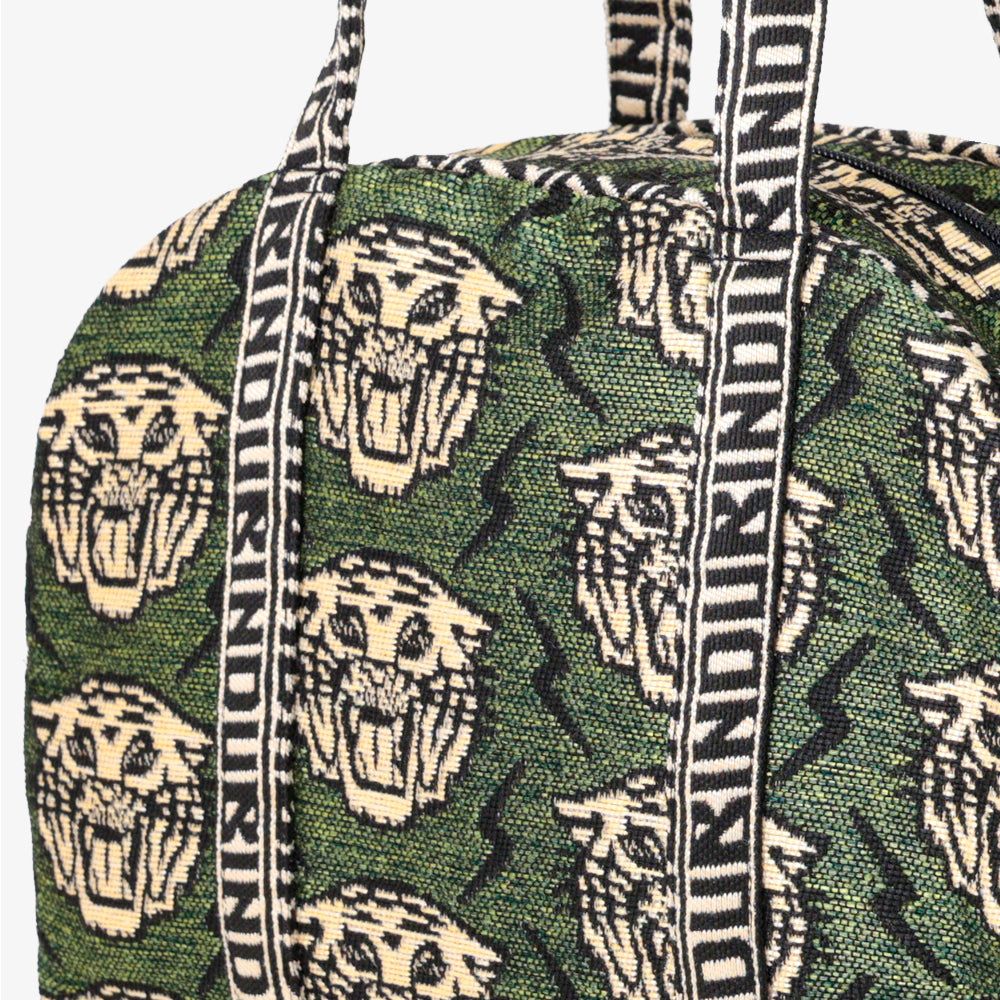 Lightning Tiger ジャカード ボストンバッグ Olive / BBB-2169-26ss-c2