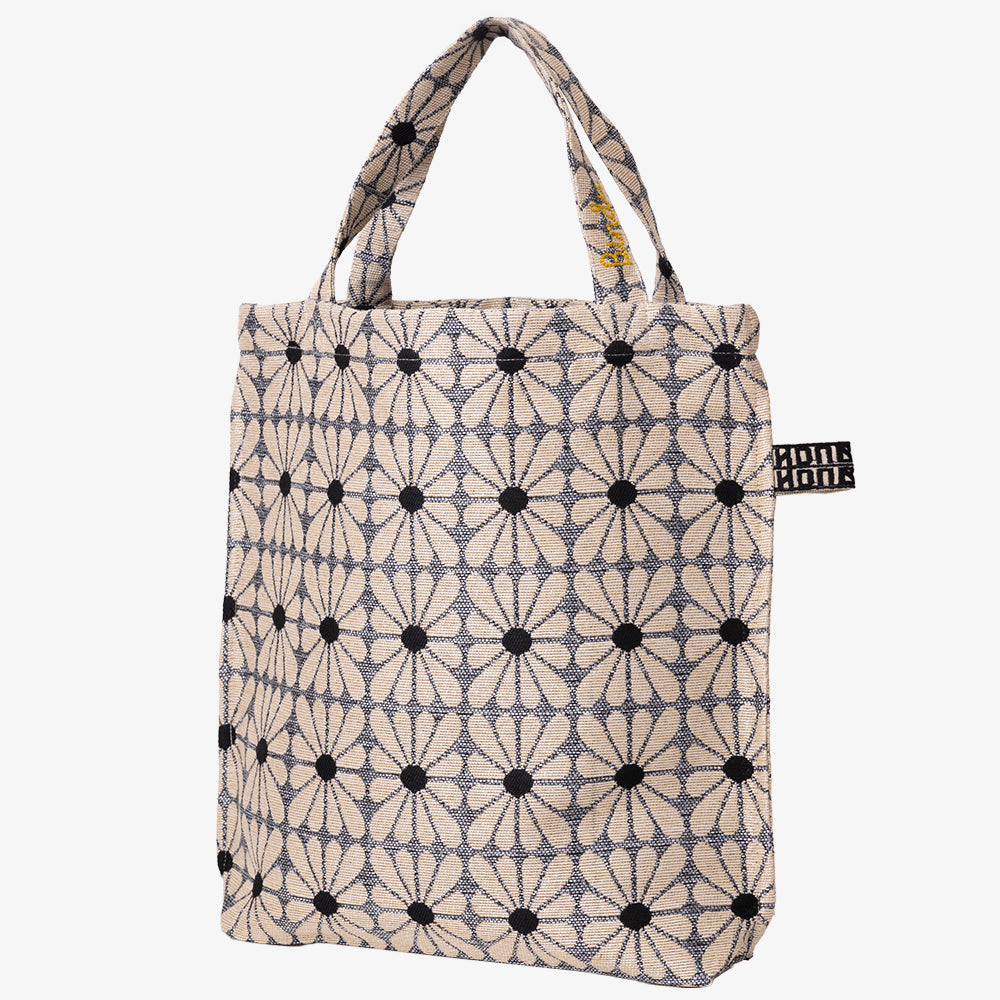 Cup Flower ジャカード アウトステッチトート Natural / BBB-2171-26ss-c1