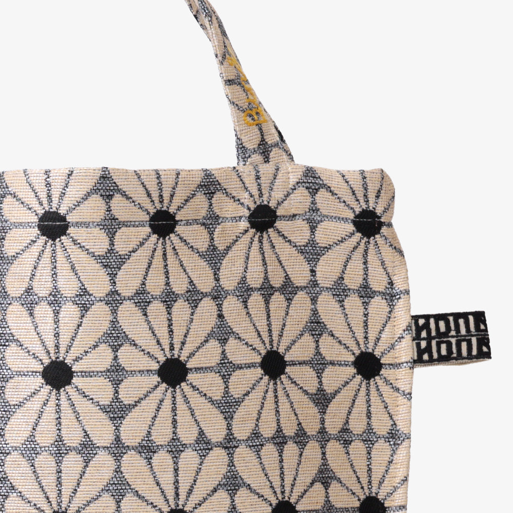 Cup Flower ジャカード アウトステッチトート Natural / BBB-2171-26ss-c1