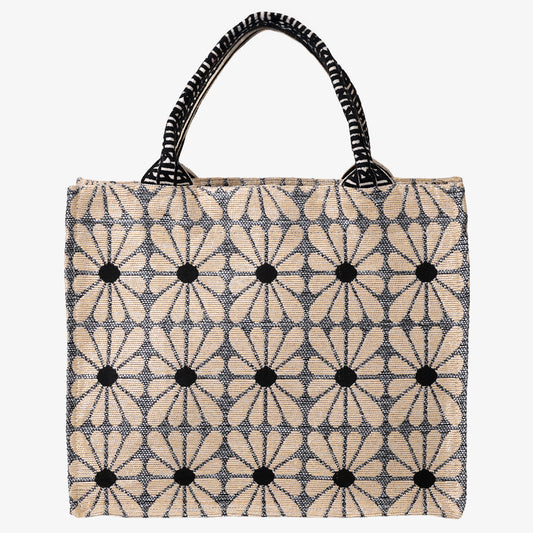 Cup Flower ジャカード スモールブックトート Natural / BBB-2172-26ss-c1