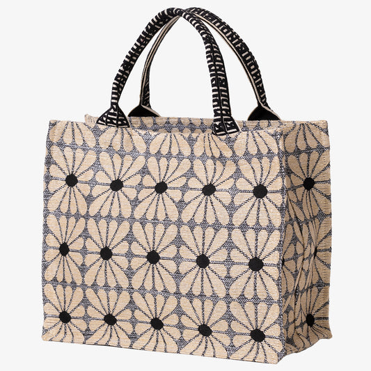 Cup Flower ジャカード スモールブックトート Natural / BBB-2172-26ss-c1