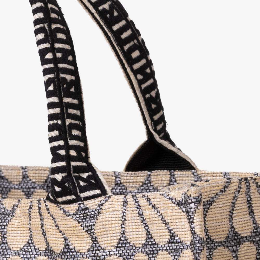 Cup Flower ジャカード スモールブックトート Natural / BBB-2172-26ss-c1