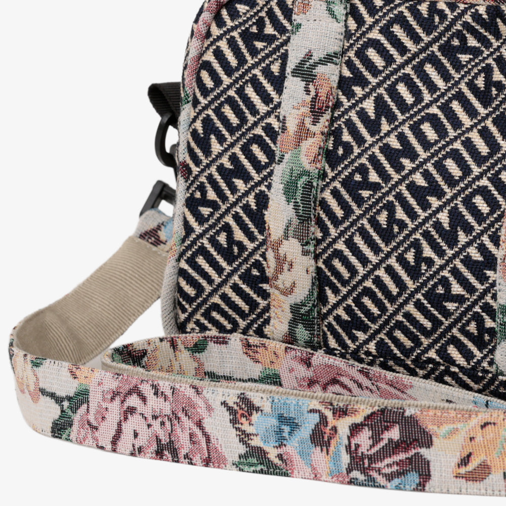 Bindu ジャカード ミニボストンバッグ Navy / BBB-2176-26ss-c1