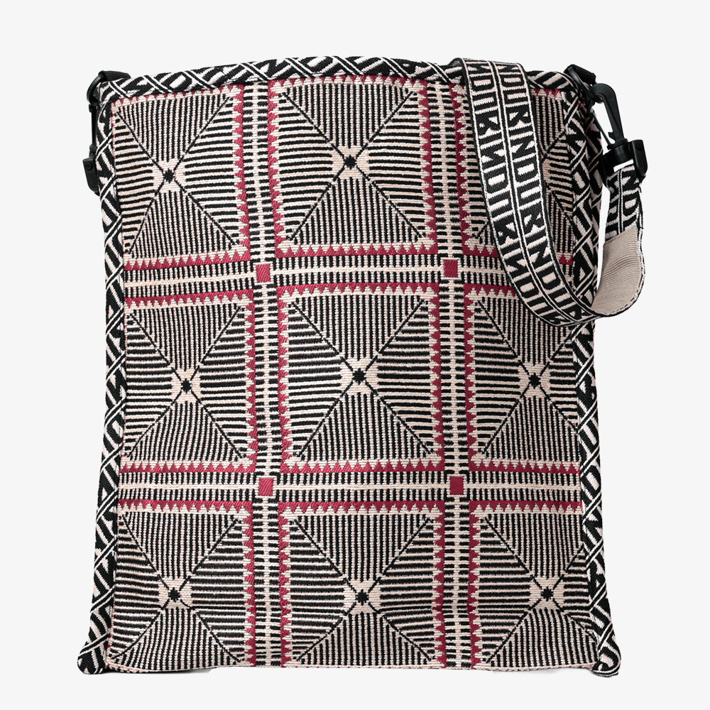 Crochet ジャカード ショルダーバッグ Red / BBB-2180-Crochet-26ss-c1