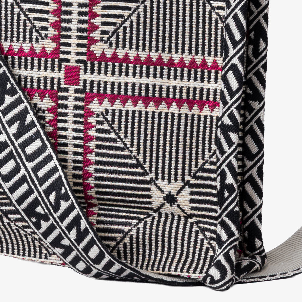 Crochet ジャカード ショルダーバッグ Red / BBB-2180-Crochet-26ss-c1