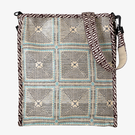 Crochet ジャカード ショルダーバッグ Saxe / BBB-2180-Crochet-26ss-c2