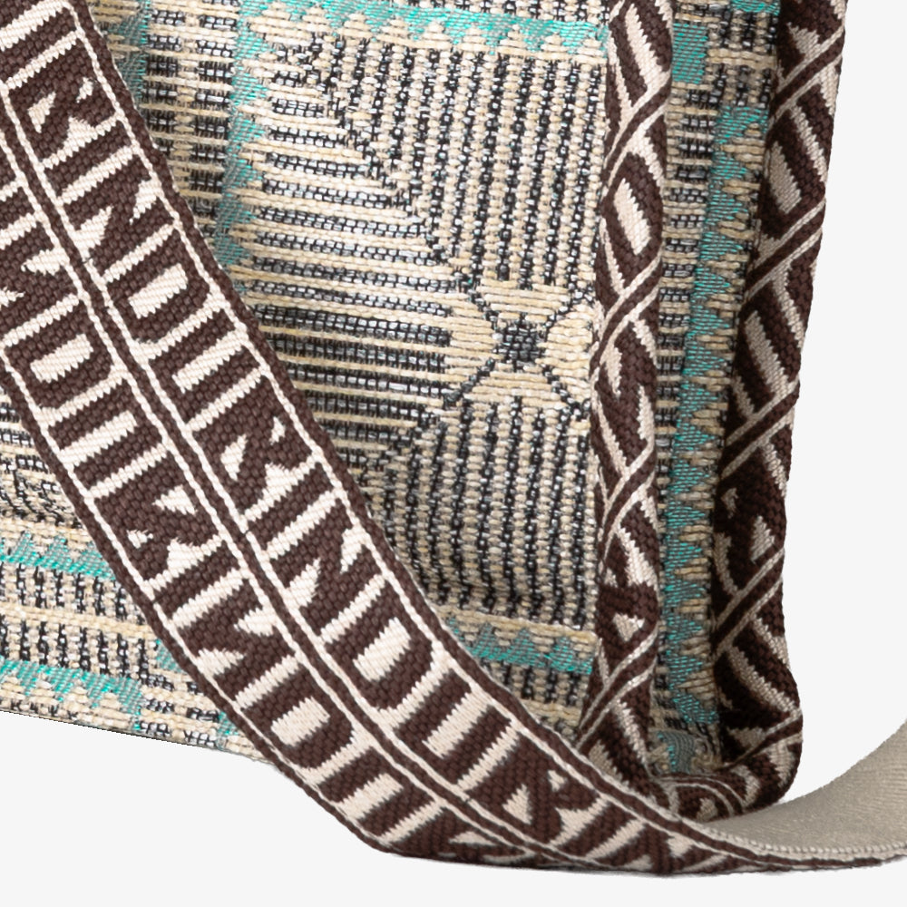 Crochet ジャカード ショルダーバッグ Saxe / BBB-2180-Crochet-26ss-c2