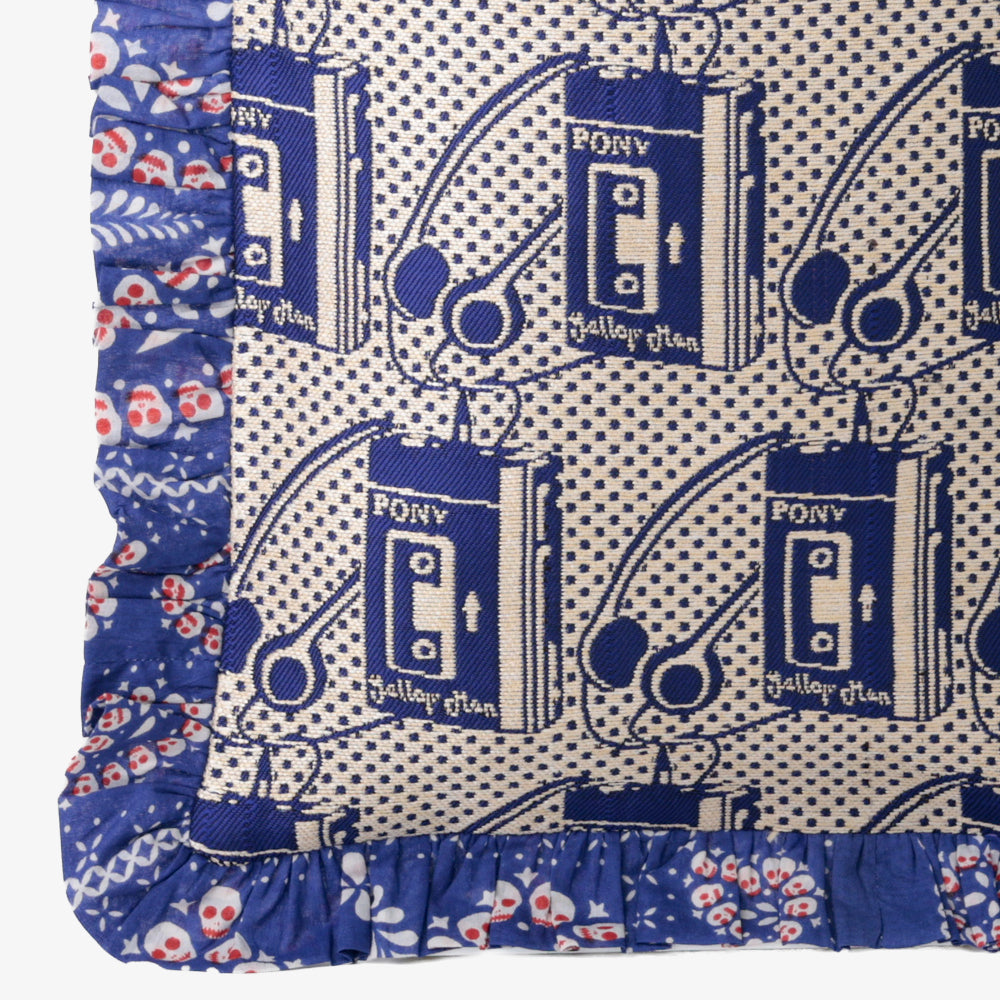 Pony Portable Cassette Player Jacquard Small Frill Tote Natural / BBB-2184-26ms-c1