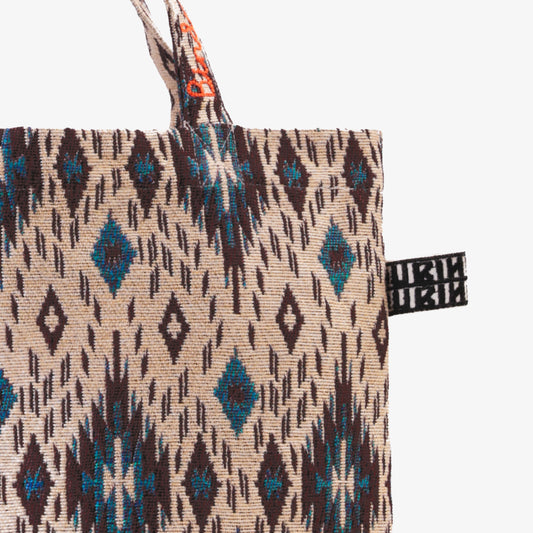 Iroquoise Jacquard Tote Bag / BBB-2195-26fw-c1 Natural
