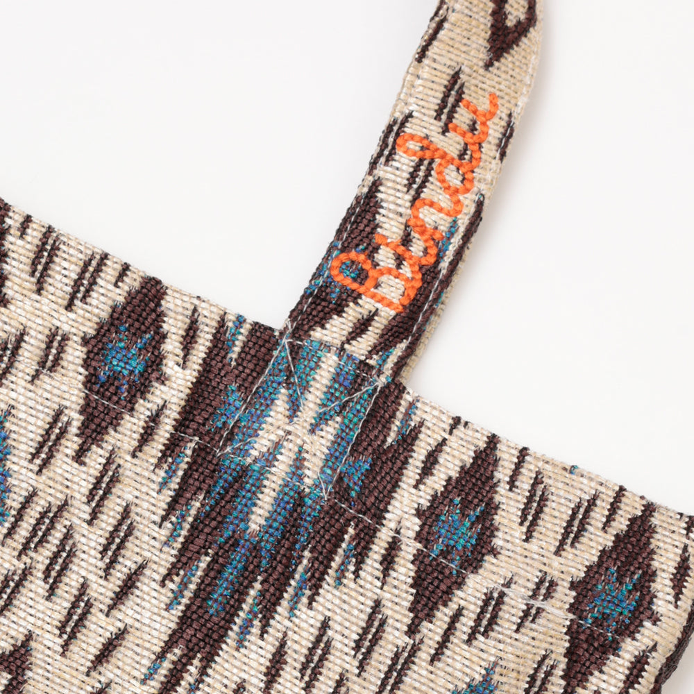 Iroquoise Jacquard Tote Bag / BBB-2195-26fw-c1 Natural