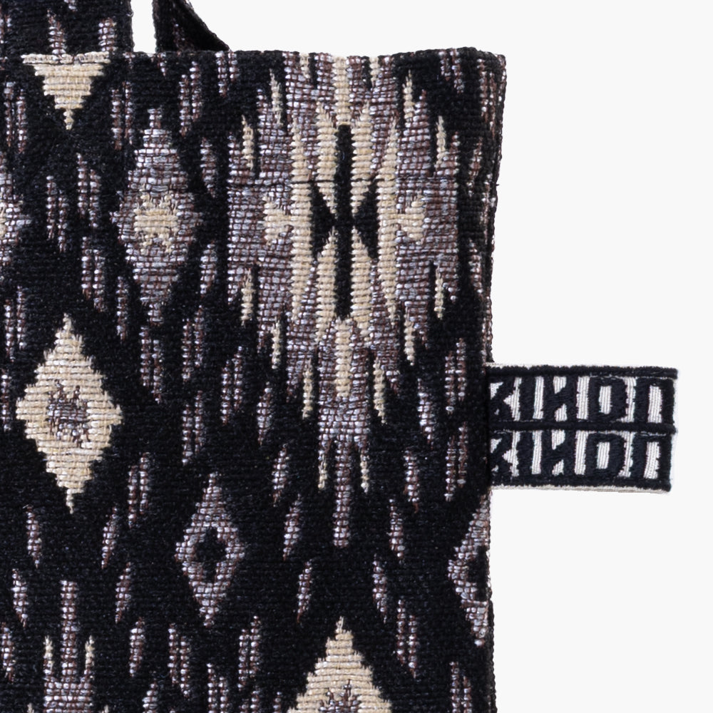 Iroquoise Jacquard Tote Bag / BBB-2195-26fw-c2 Black