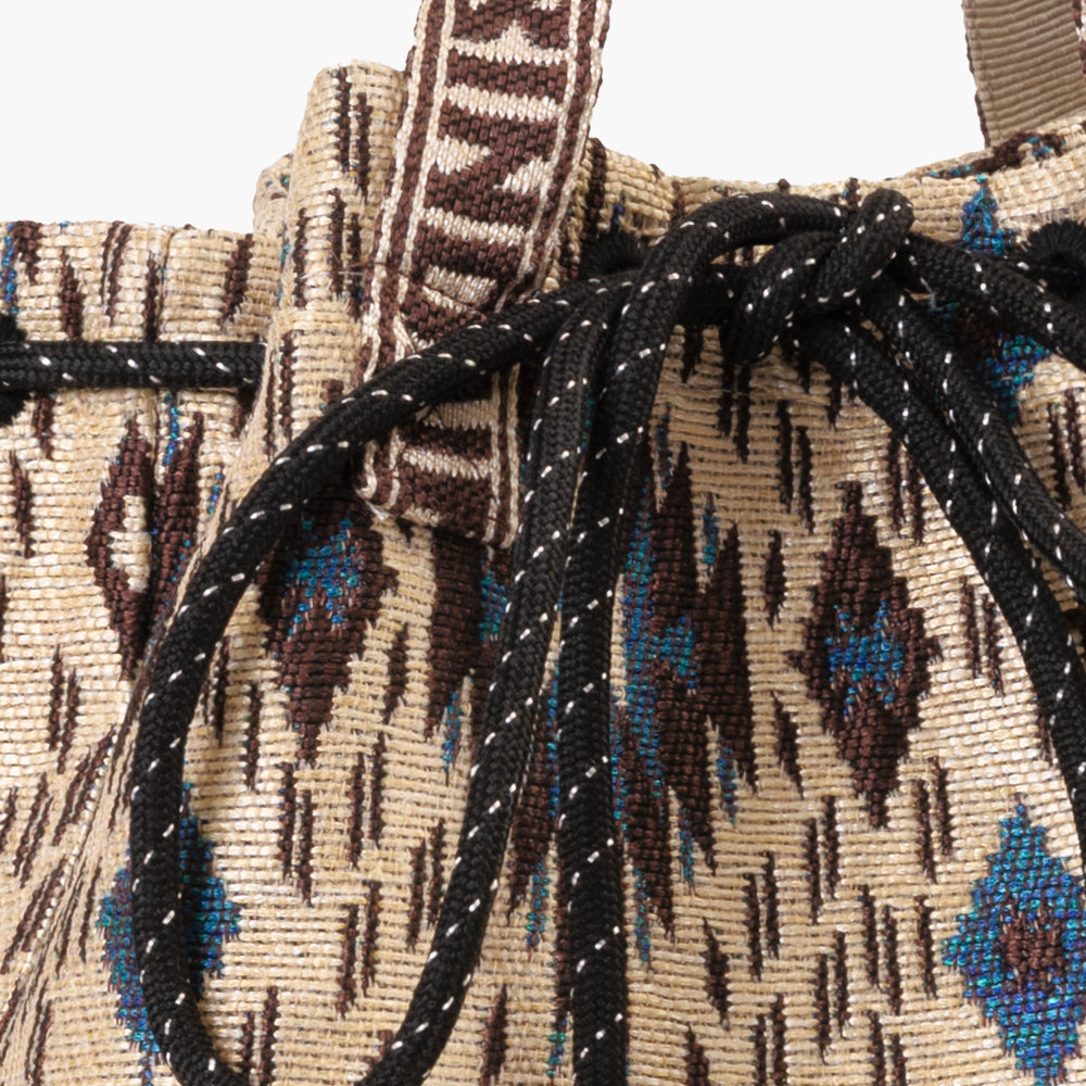 Iroquois Jacquard Mochila Bag / BBB-2196-26fw-c1 Natural