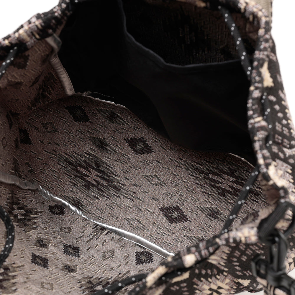 Iroquois Jacquard Mochila Bag / BBB-2196-26fw-c1 Natural