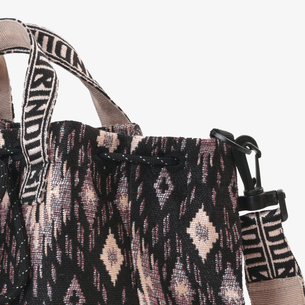 Iroquois Jacquard Mochila Bag / BBB-2196-26fw-c2 Black