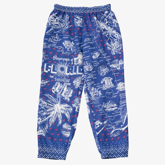 Map Print Pants FLORIDA Blue / BM1377florida-25s-c2