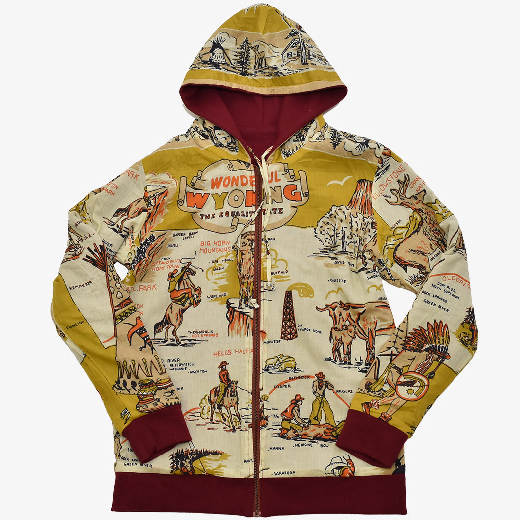 Reversible Hooded Jacket リバーシブルフード / BM3000c4 Maroon Wyoming