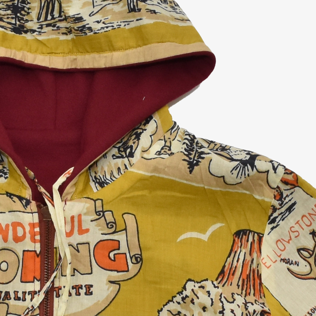 Reversible Hooded Jacket リバーシブルフード / BM3000c4 Maroon Wyoming