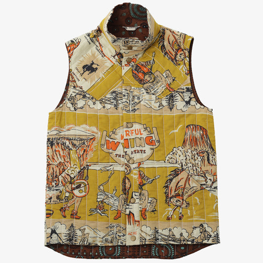 Cotton Quilt Western Vest キルトウェスタンベスト / PIM6324-map-c3