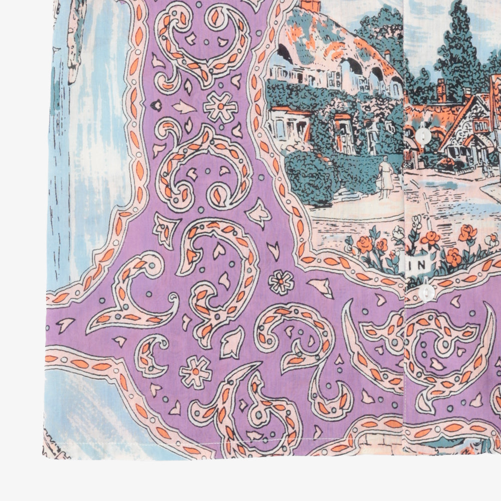 ハワイアンシャツ Wight Lavender / PIM7725map-26ms-c7