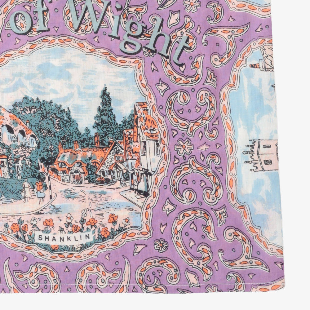 ハワイアンシャツ Wight Lavender / PIM7725map-26ms-c7