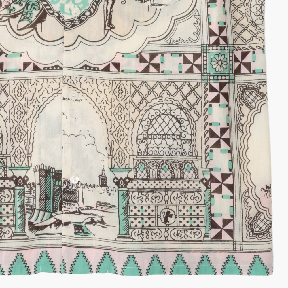 ハワイアンシャツ Morocco Cream / PIM7725map-26ms-c8
