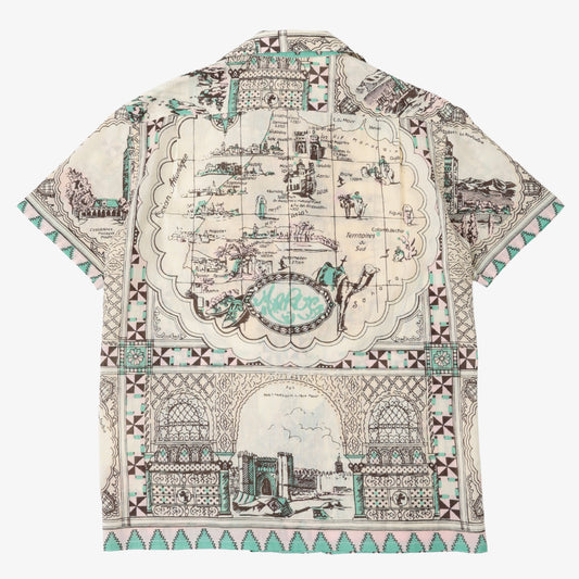 ハワイアンシャツ Morocco Cream / PIM7725map-26ms-c8