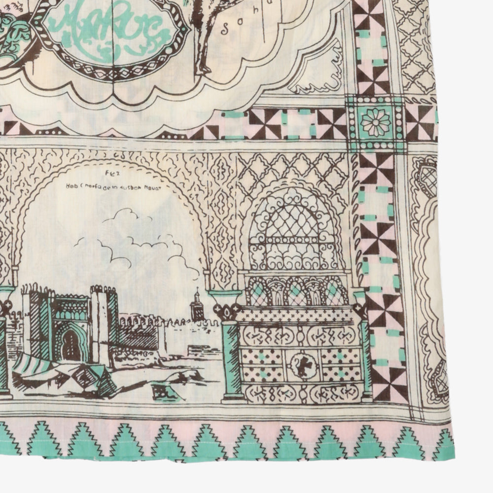 ハワイアンシャツ Morocco Cream / PIM7725map-26ms-c8
