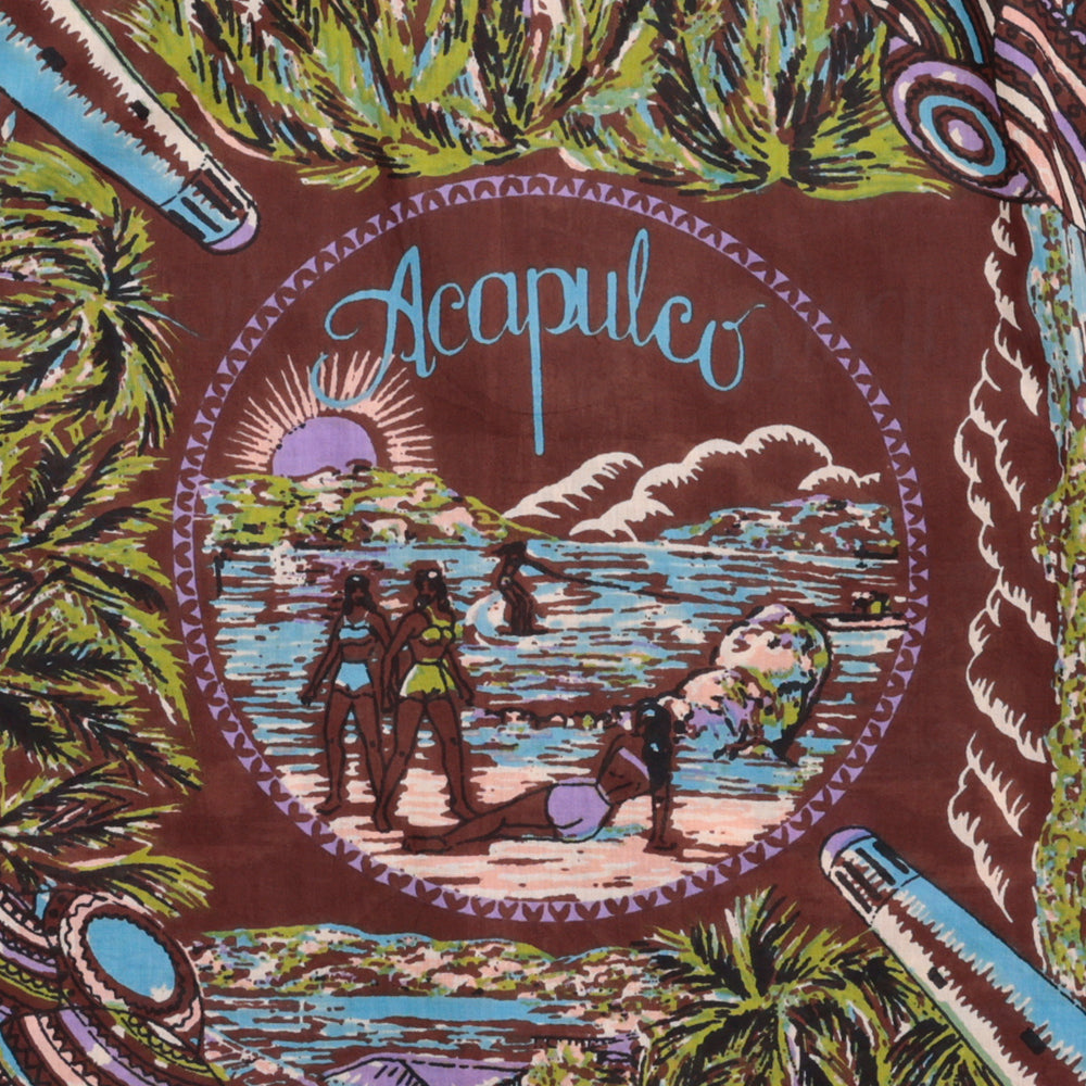 ハワイアンシャツ Acapulco Brown / PIM7725map-26ms-c9