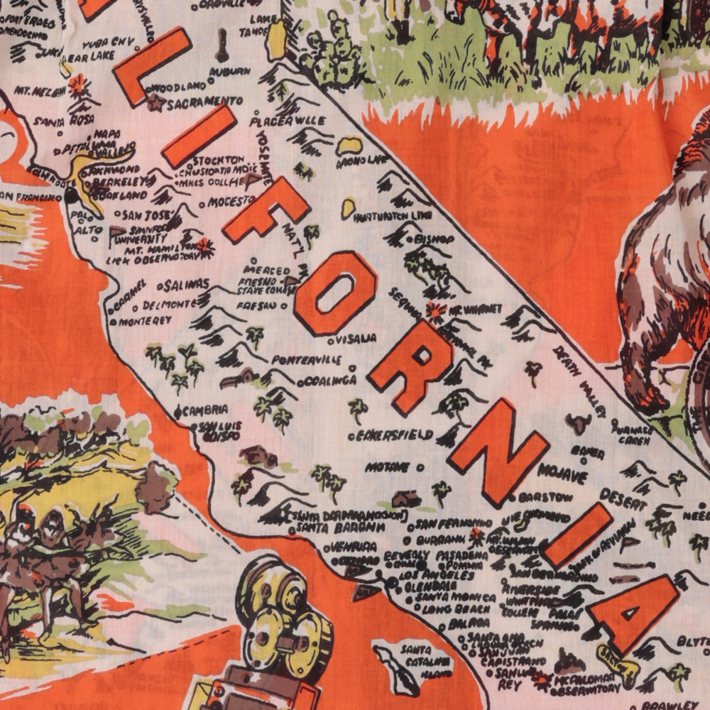 ハワイアンシャツ CA3 Orange / PIM7725map-26ms-c11