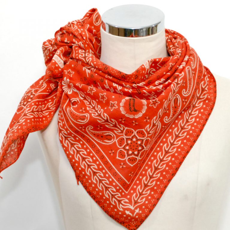 Boots Scarf Red