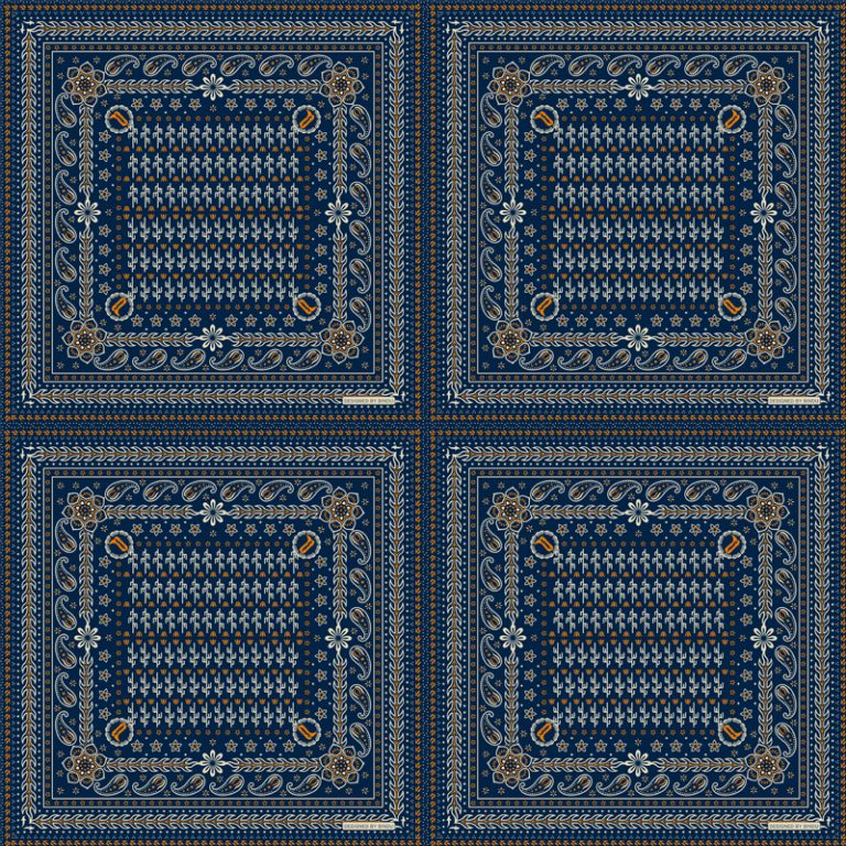 Boots Scarf Navy