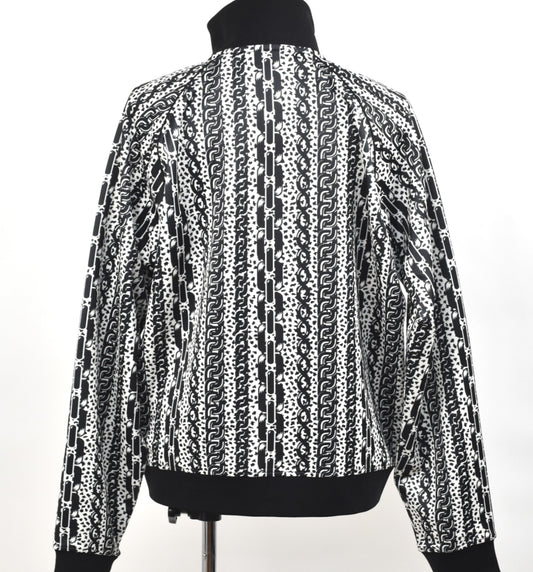 African Print Track Jacket-Chain