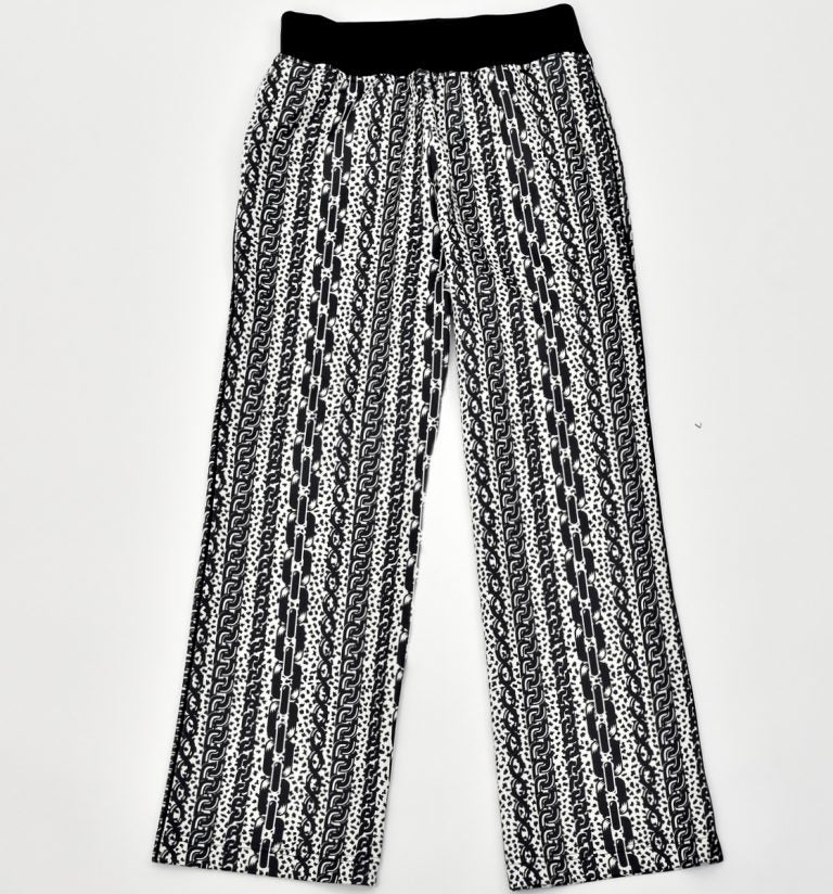 African Print Track Pants-Chain